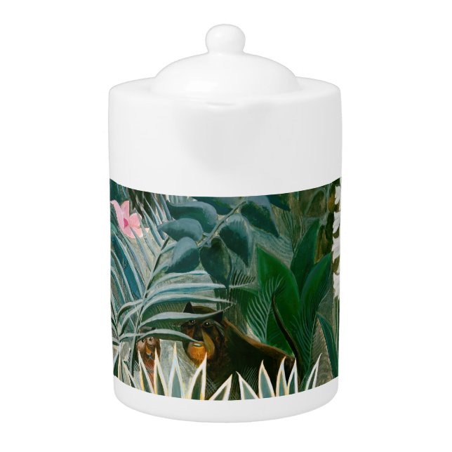 Henri Rousseau - The Equatorial Jungle Teapot (Front)