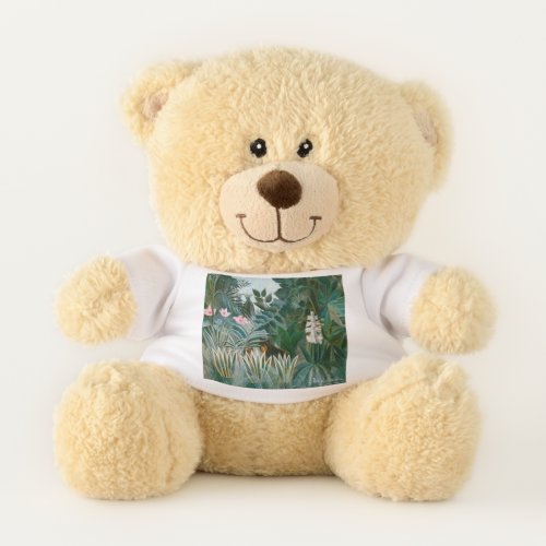 Henri Rousseau _ The Equatorial Jungle Teddy Bear