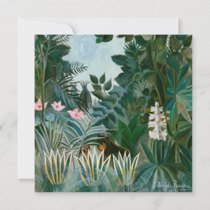 Henri Rousseau - The Equatorial Jungle Thank You Card