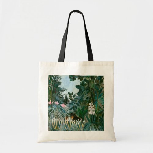 Henri Rousseau _ The Equatorial Jungle Tote Bag