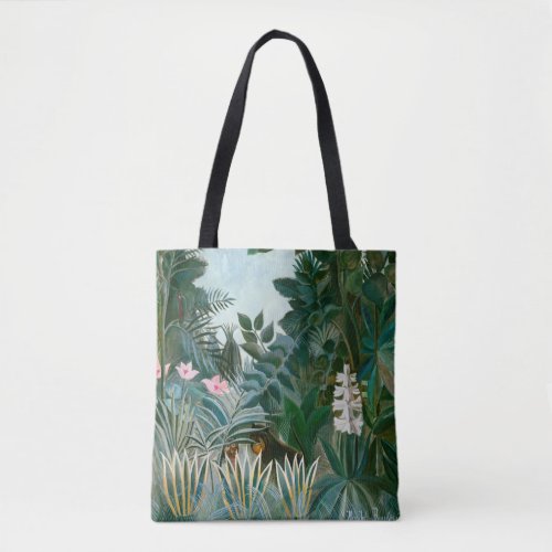 Henri Rousseau _ The Equatorial Jungle Tote Bag