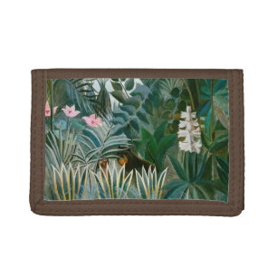 Henri Rousseau - The Equatorial Jungle Tri-fold Wallet
