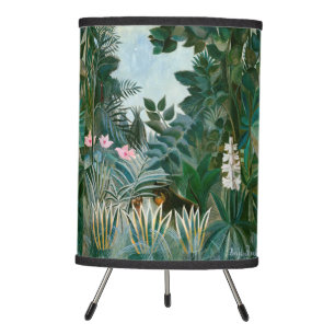 Henri Rousseau - The Equatorial Jungle Tripod Lamp