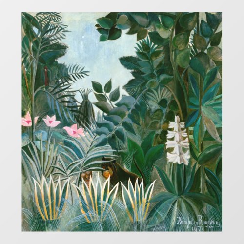 Henri Rousseau _ The Equatorial Jungle Wall Decal