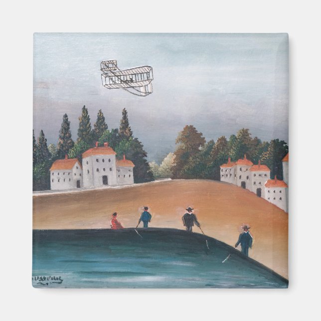 Henri Rousseau - The Fishermen and the Biplane Magnet (Front)