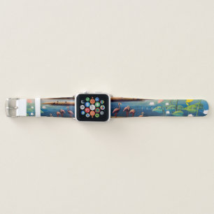 Henri Rousseau - The Flamingoes Apple Watch Band