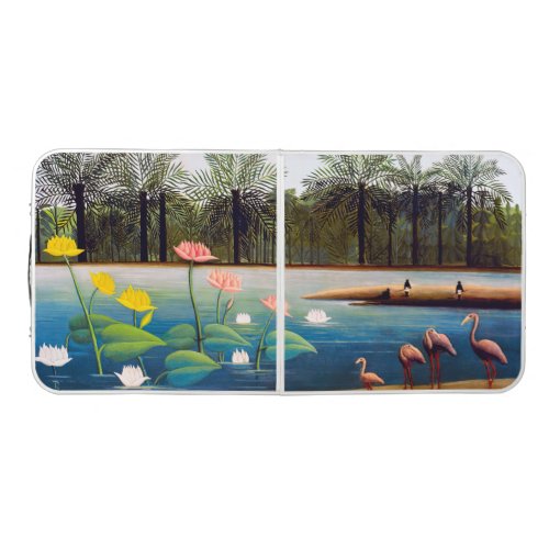 Henri Rousseau _ The Flamingoes Beer Pong Table
