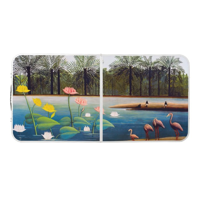 Henri Rousseau - The Flamingoes Beer Pong Table (Top)