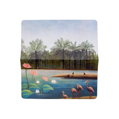 Henri Rousseau _ The Flamingoes Checkbook Cover