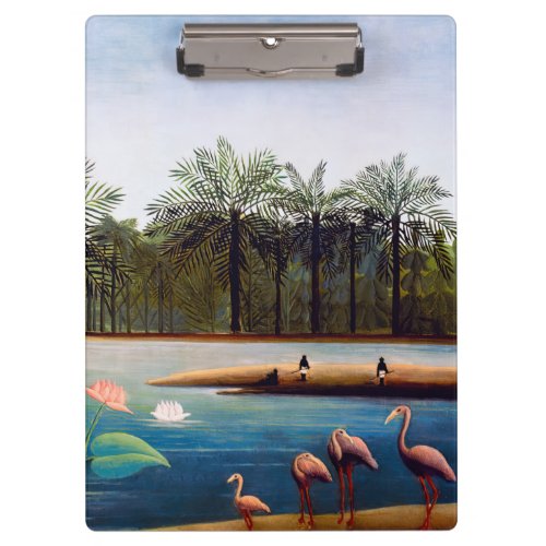 Henri Rousseau _ The Flamingoes Clipboard