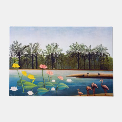 Henri Rousseau _ The Flamingoes Doormat
