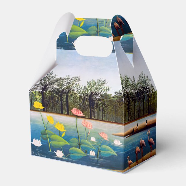 Henri Rousseau - The Flamingoes Favor Boxes (Front Side)