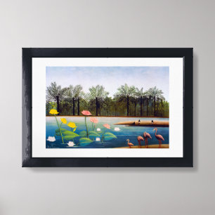 Henri Rousseau - The Flamingoes Framed Art