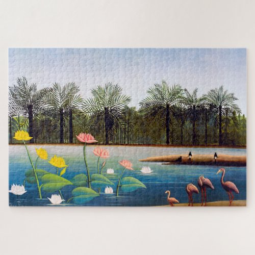 Henri Rousseau _ The Flamingoes Jigsaw Puzzle