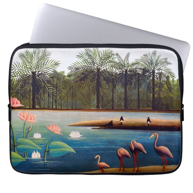 Henri Rousseau - The Flamingoes Laptop Sleeve (Front)