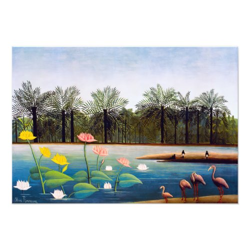 Henri Rousseau _ The Flamingoes Photo Print