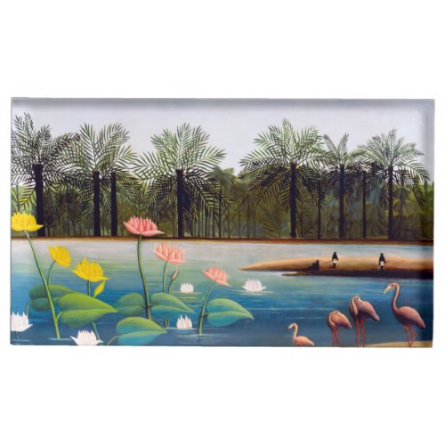 Henri Rousseau _ The Flamingoes Place Card Holder