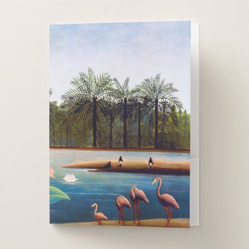 Henri Rousseau _ The Flamingoes Pocket Folder