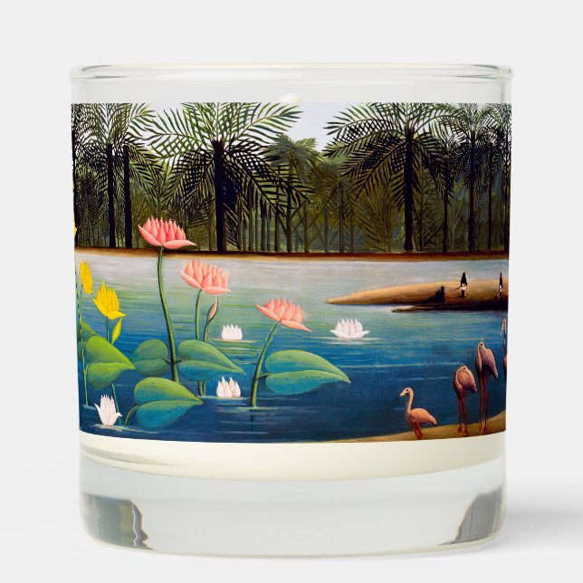 Henri Rousseau - The Flamingoes Scented Candle (Front)