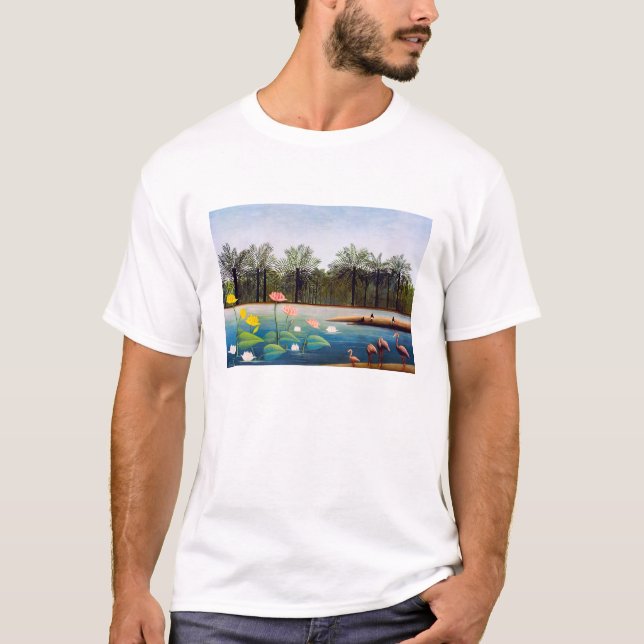 Henri Rousseau - The Flamingoes T-Shirt (Front)