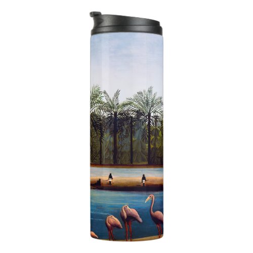 Henri Rousseau _ The Flamingoes Thermal Tumbler