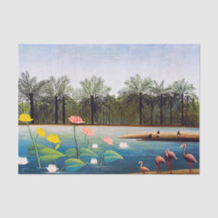 Henri Rousseau - The Flamingoes Tissue Paper