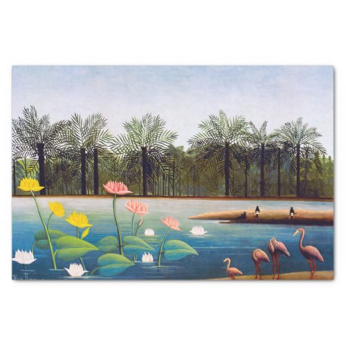 Henri Rousseau _ The Flamingoes Tissue Paper