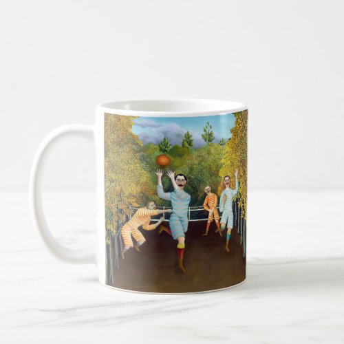 Henri Rousseau _ The Football Players Coffee Mug