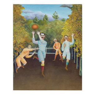 Henri Rousseau - The Football Players Faux Canvas Print