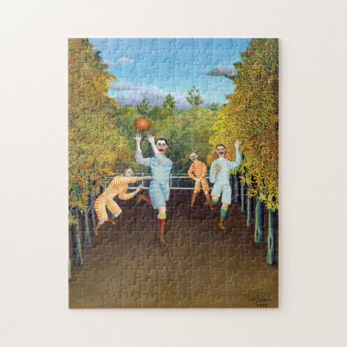 Henri Rousseau _ The Football Players Jigsaw Puzzle