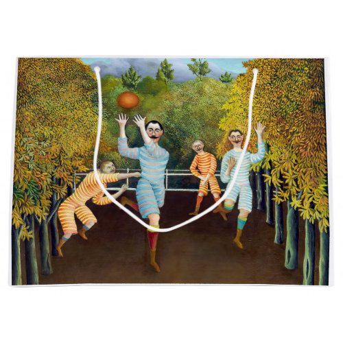 Henri Rousseau _ The Football Players Large Gift Bag