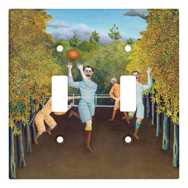 Henri Rousseau - The Football Players Light Switch Cover (Front)