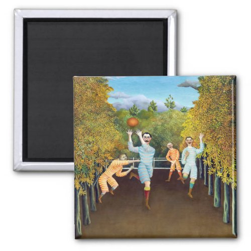 Henri Rousseau _ The Football Players Magnet