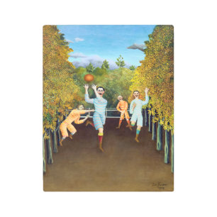 Henri Rousseau - The Football Players Metal Print