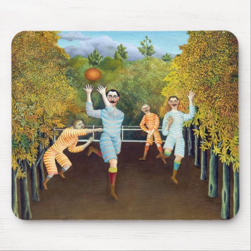 Henri Rousseau _ The Football Players Mouse Pad