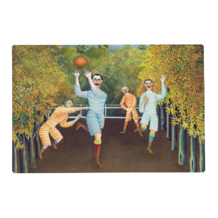Henri Rousseau - The Football Players Placemat