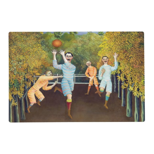 Henri Rousseau - The Football Players Placemat (Front)