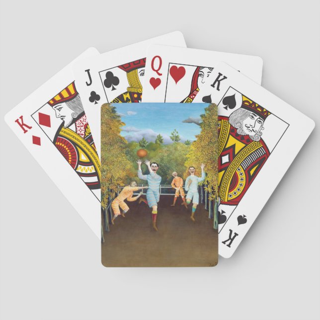 Henri Rousseau - The Football Players Poker Cards (Back)