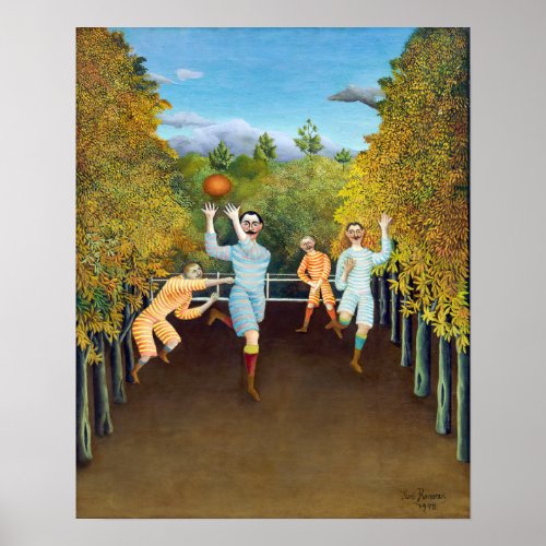 Henri Rousseau _ The Football Players Poster