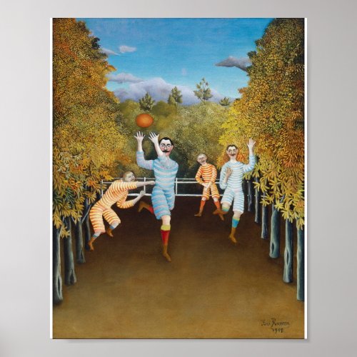 Henri Rousseau _ The Football Players Poster