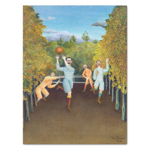 Henri Rousseau - The Football Players Tissue Paper