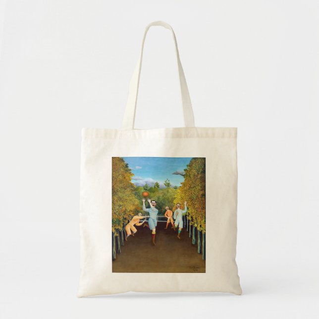 Henri Rousseau - The Football Players Tote Bag (Front)