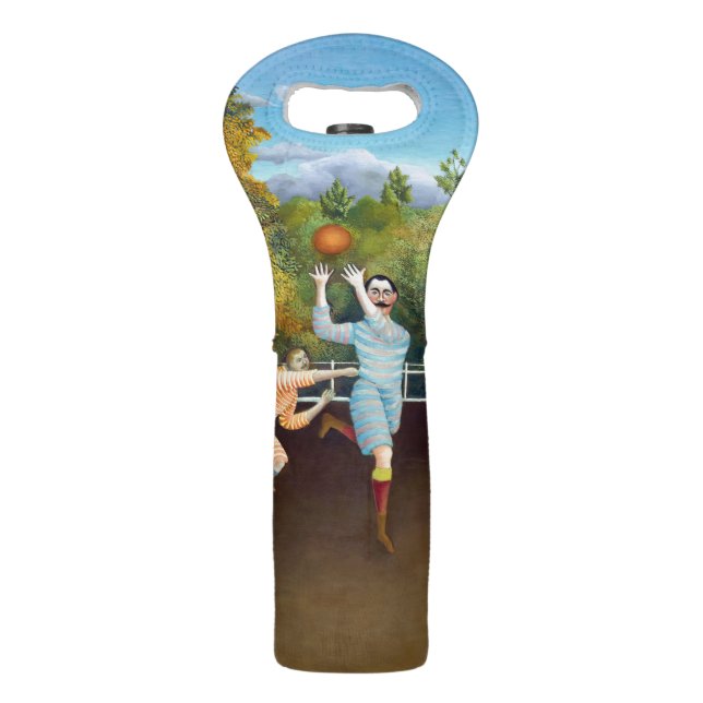 Henri Rousseau - The Football Players Wine Bag (Front)