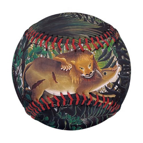 Henri Rousseau _ The Hungry Lion Baseball