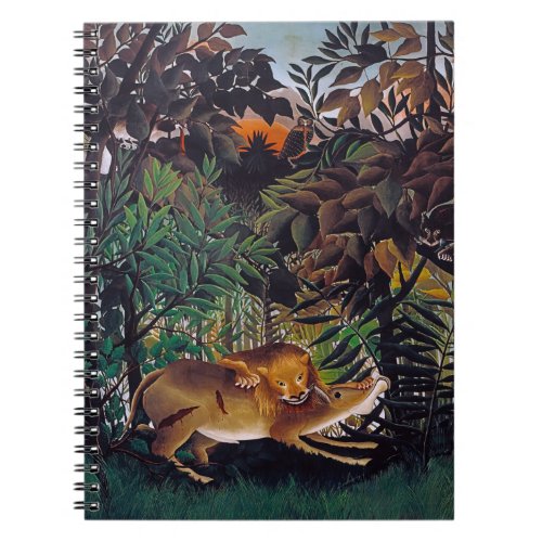 Henri Rousseau _ The Hungry Lion Notebook