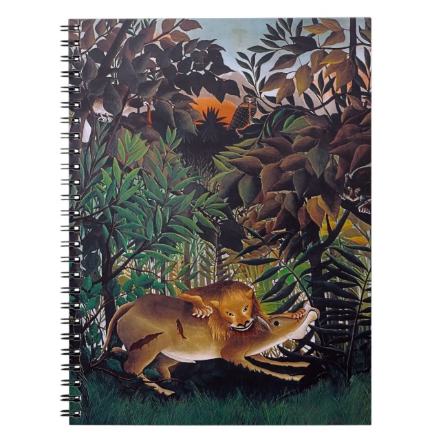 Henri Rousseau - The Hungry Lion Notebook (Front)