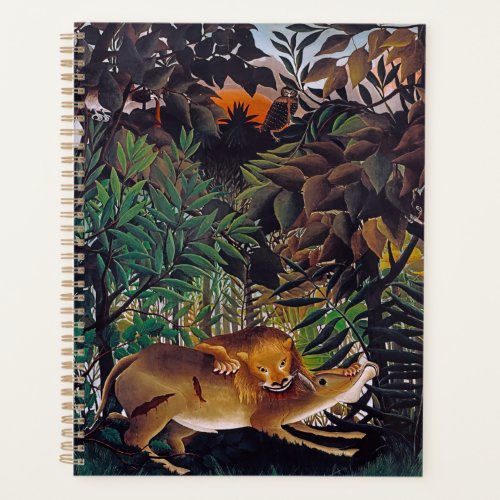 Henri Rousseau _ The Hungry Lion Planner