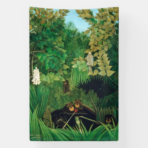 Henri Rousseau _ The Merry Jesters Banner