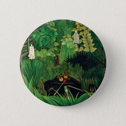 Henri Rousseau _ The Merry Jesters Button