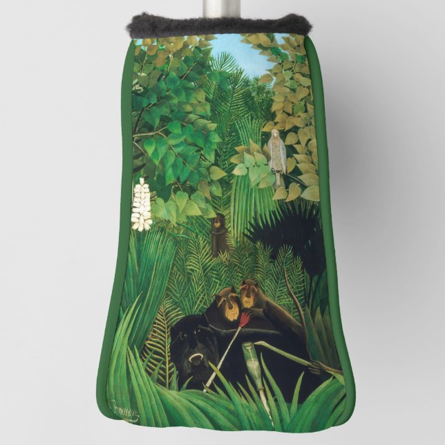 Henri Rousseau - The Merry Jesters Golf Head Cover (Rotate 90)